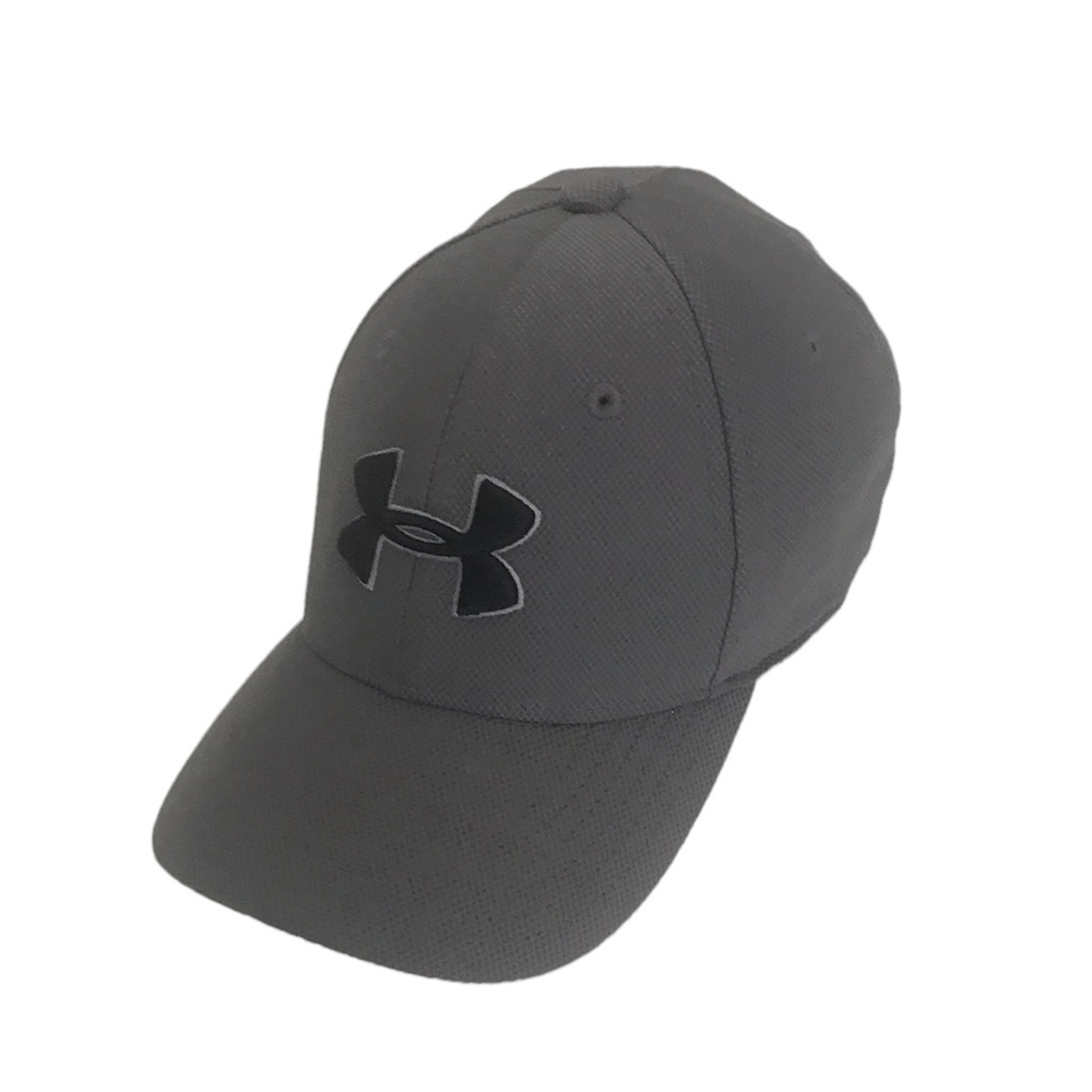 UNDER ARMOUR Cap Gray Black Size Y